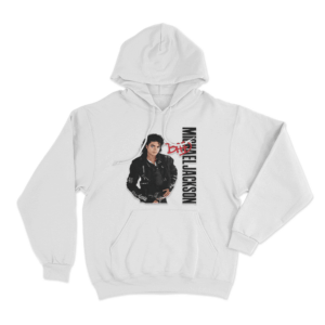 Bad Album Unisex Hoodie White