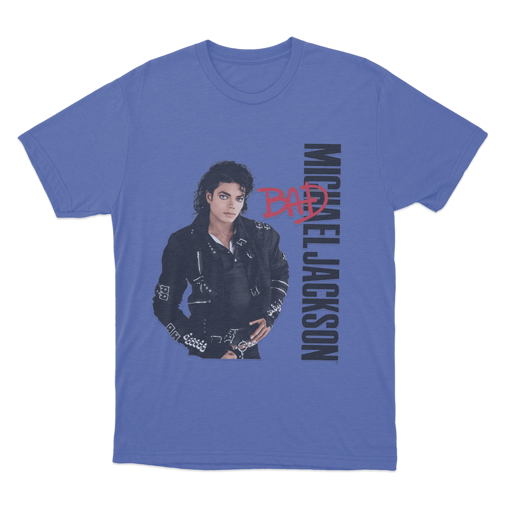 Bad Album Unisex T Shirt Blue Bad Album Unisex T Shirt Blue
