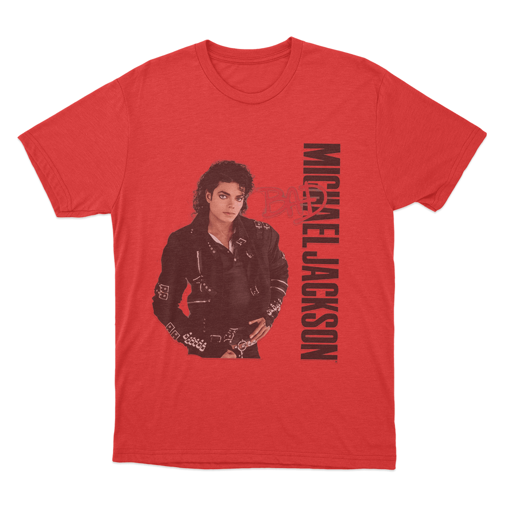 Bad Album Unisex T Shirt Red Bad Album Unisex T Shirt Red