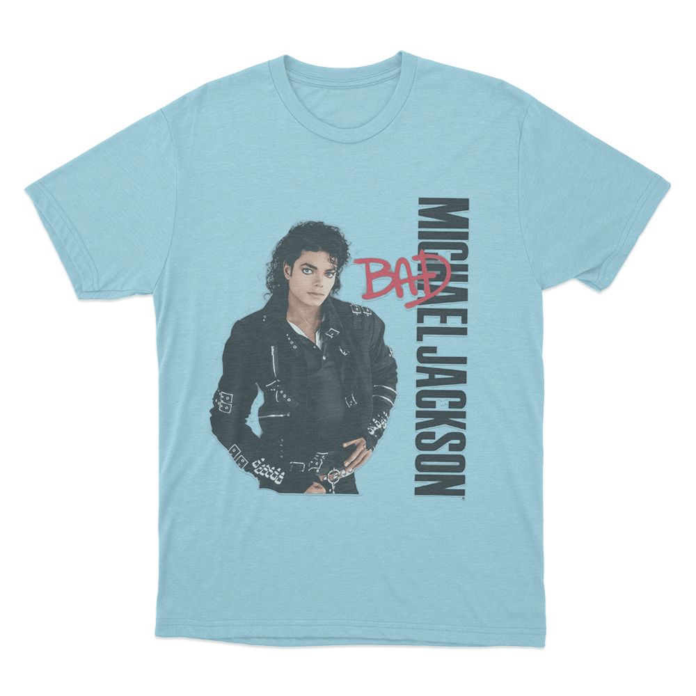 Bad Album Unisex T Shirt Sky Blue Bad Album Unisex T Shirt Sky Blue