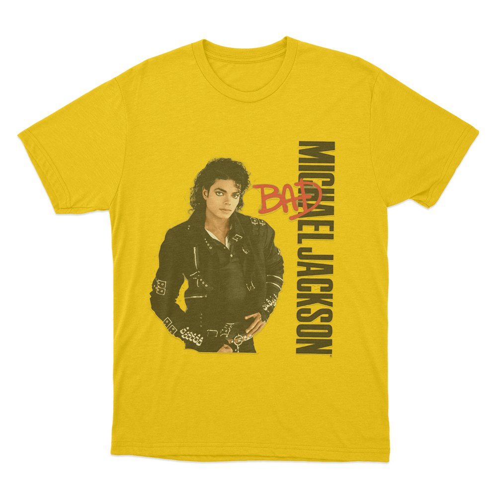 Bad Album Unisex T Shirt Yellow Bad Album Unisex T Shirt Yellow