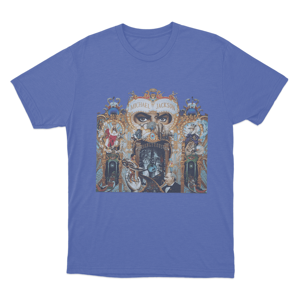Dangerous Album Unisex T Shirt Blue Dangerous Album Unisex T Shirt Blue