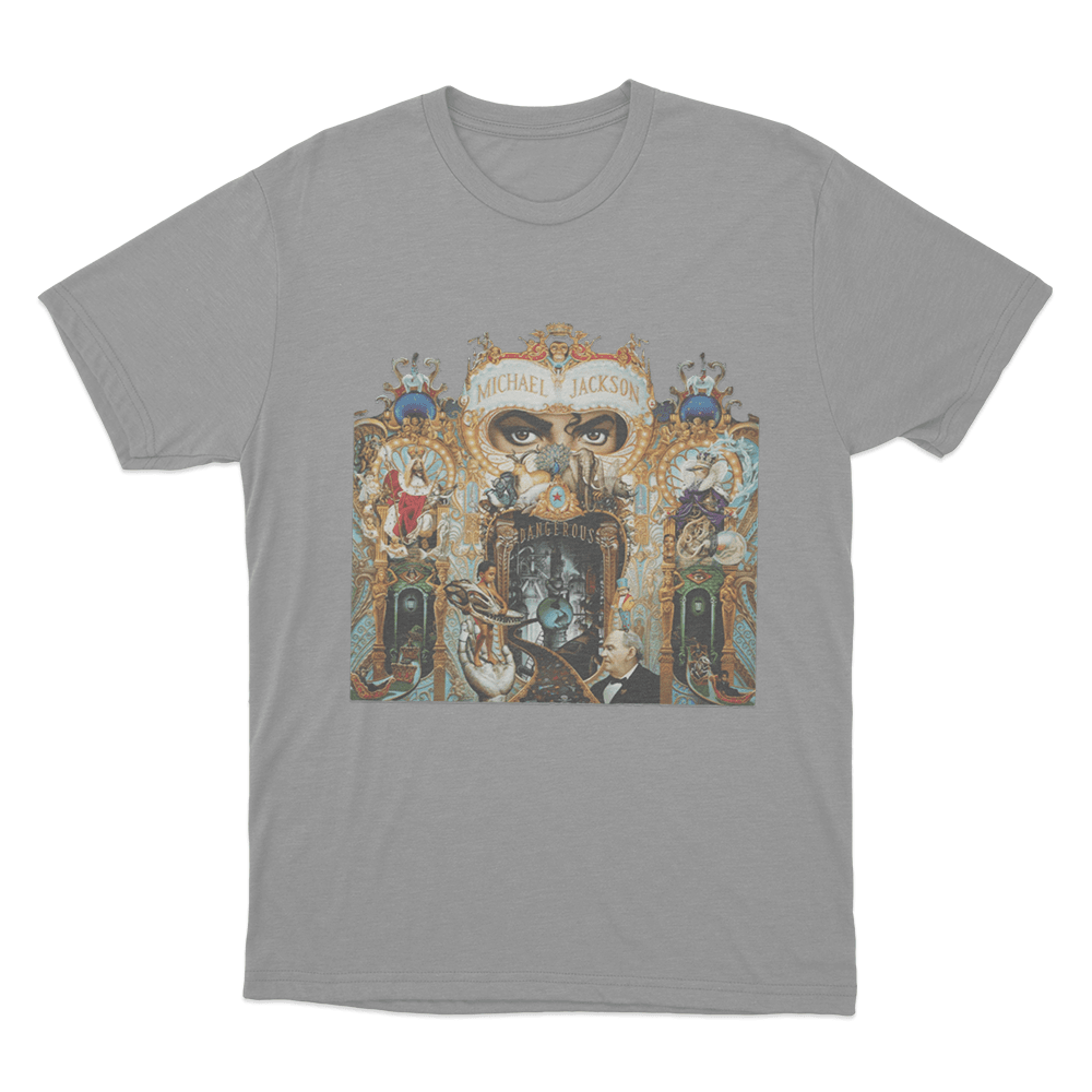 Dangerous Album Unisex T Shirt Grey Dangerous Album Unisex T Shirt Grey