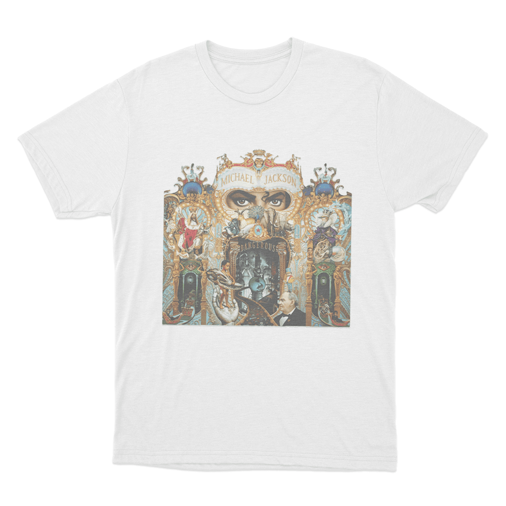 Dangerous Album Unisex T Shirt White Dangerous Album Unisex T Shirt White