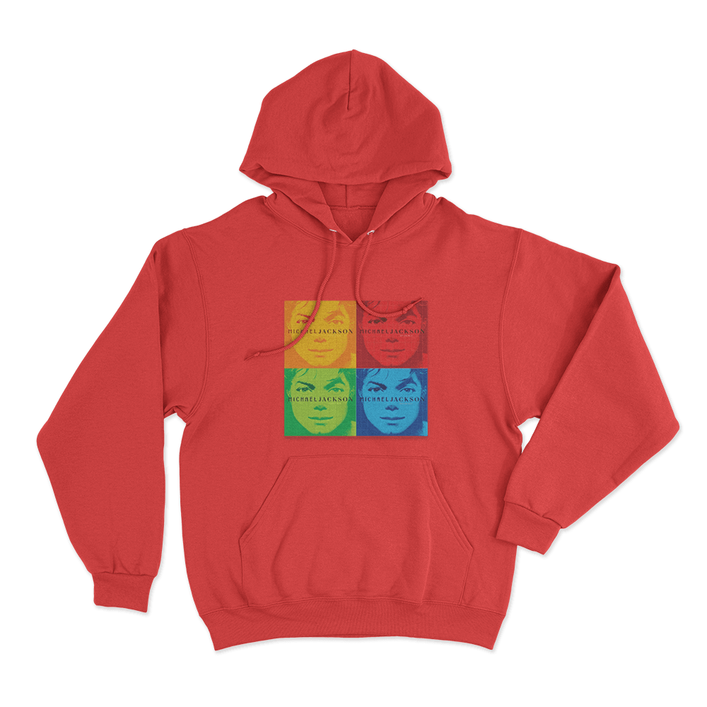 Invincible Quad Album Unisex Hoodie Red Invincible Quad Album Unisex Hoodie Red