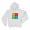Invincible Quad Album Unisex Hoodie White