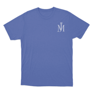 MJ Logo Unisex T Shirt Blue