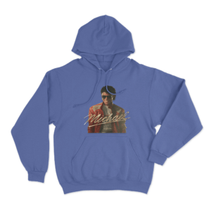 Michael Jackson Beat It Unisex Hoodie Blue