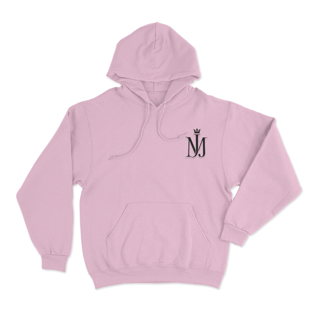 Michael Jackson Logo Unisex Hoodie Pink Michael Jackson Logo Unisex Hoodie Pink