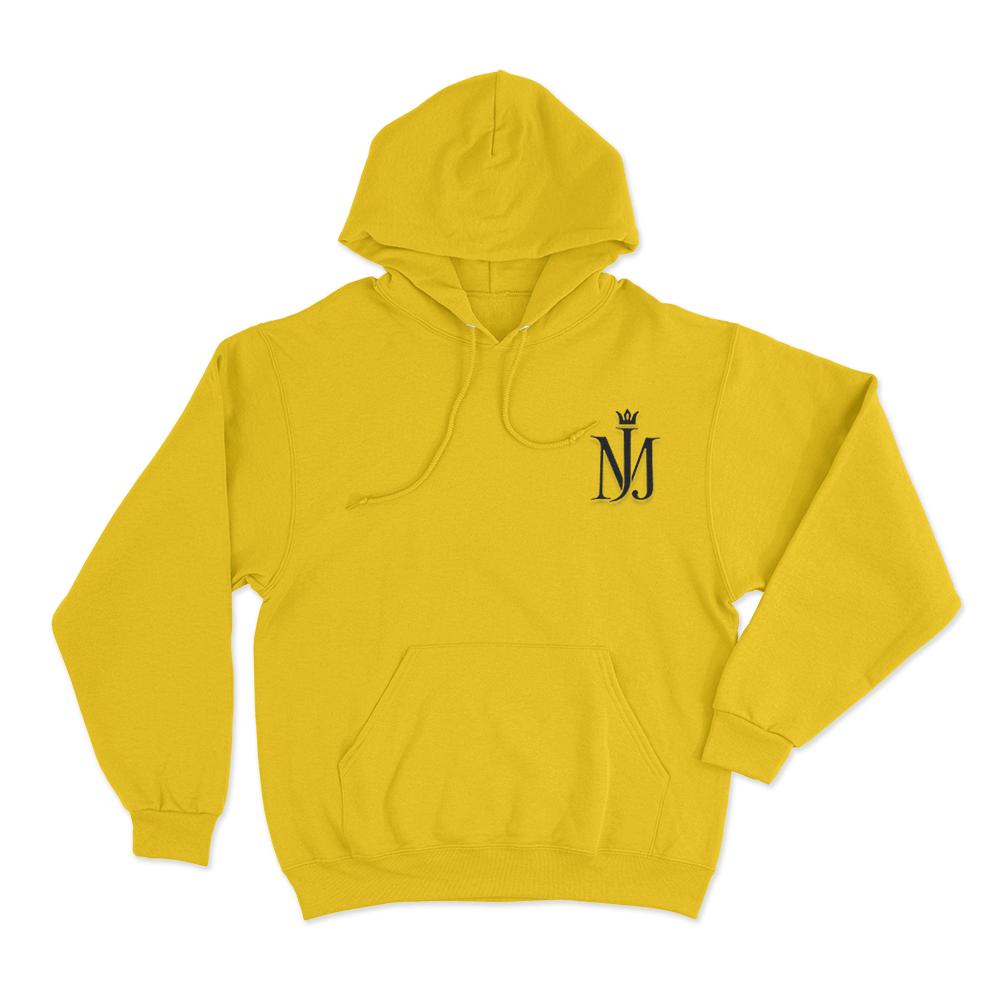 Michael Jackson Logo Unisex Hoodie Yellow Michael Jackson Logo Unisex Hoodie Yellow