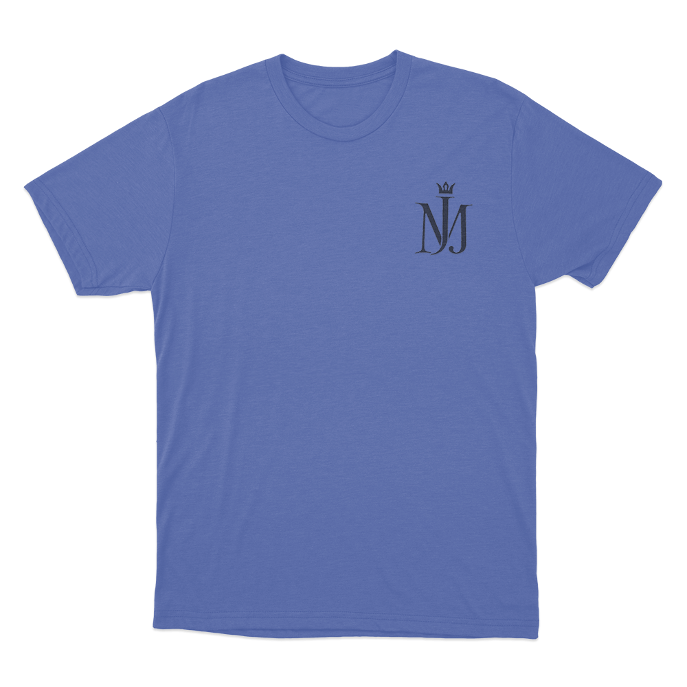 Michael Jackson Logo Unisex T Shirt Blue Michael Jackson Logo Unisex T Shirt Blue