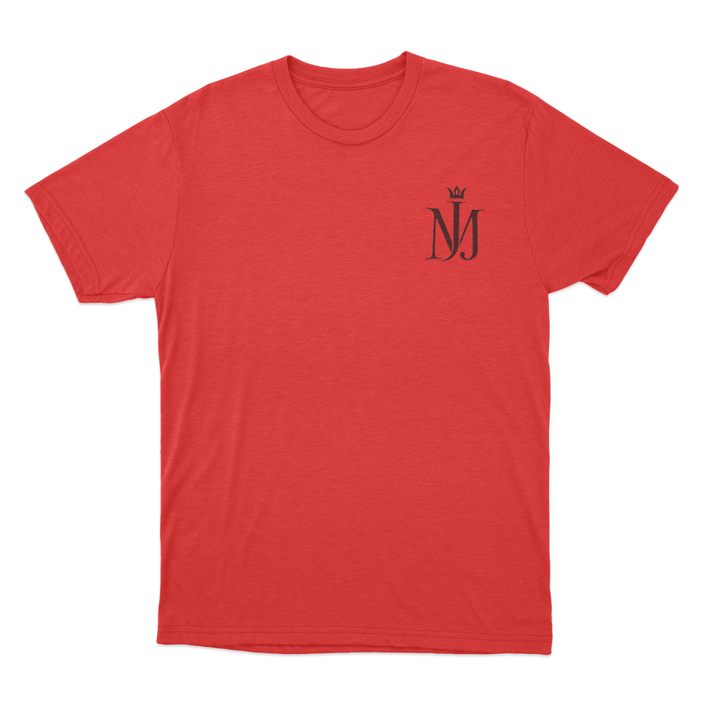 Michael Jackson Logo Unisex T Shirt Red Michael Jackson Logo Unisex T Shirt Red