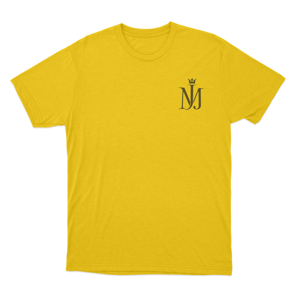 Michael Jackson Logo Unisex T Shirt Yellow Michael Jackson Logo Unisex T Shirt Yellow