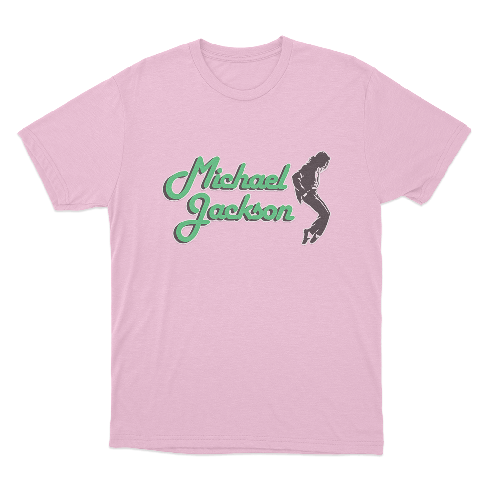 Michael Jackson Pose Unisex T Shirt Pink Michael Jackson Pose Unisex T Shirt Pink