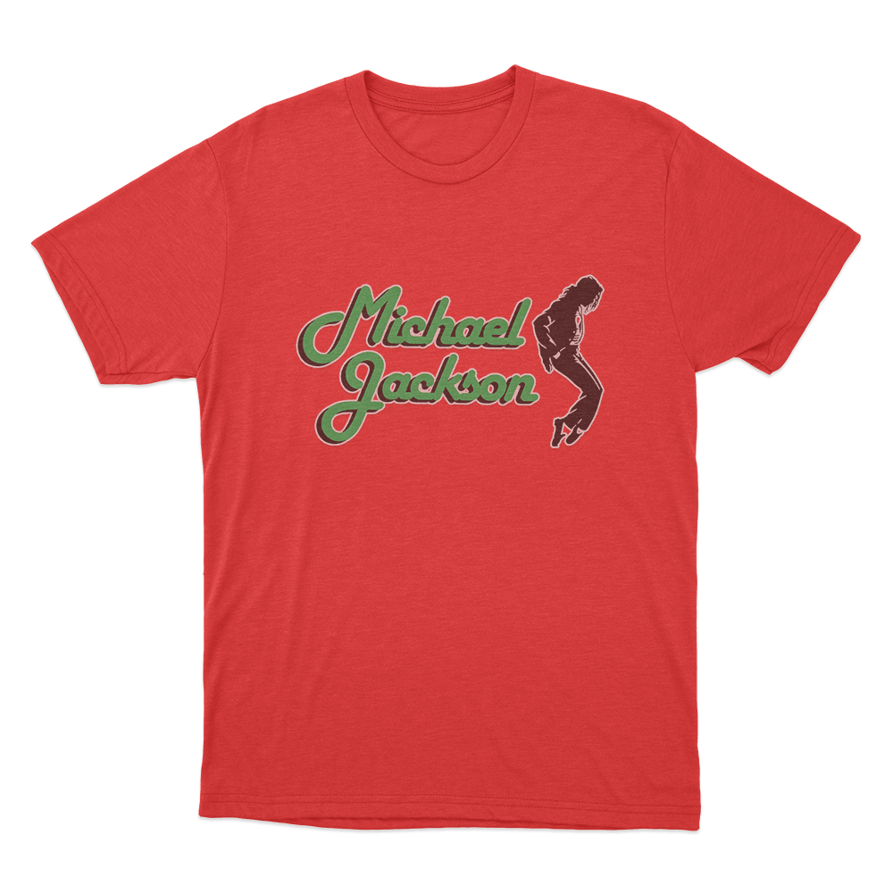 Michael Jackson Pose Unisex T Shirt Red Michael Jackson Pose Unisex T Shirt Red