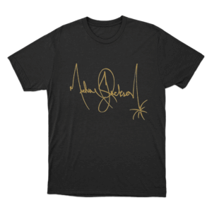 Michael Jackson Signature Unisex T Shirt Black