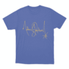 Michael Jackson Signature Unisex T Shirt Blue