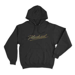 Michael Signature Unisex Hoodie Black