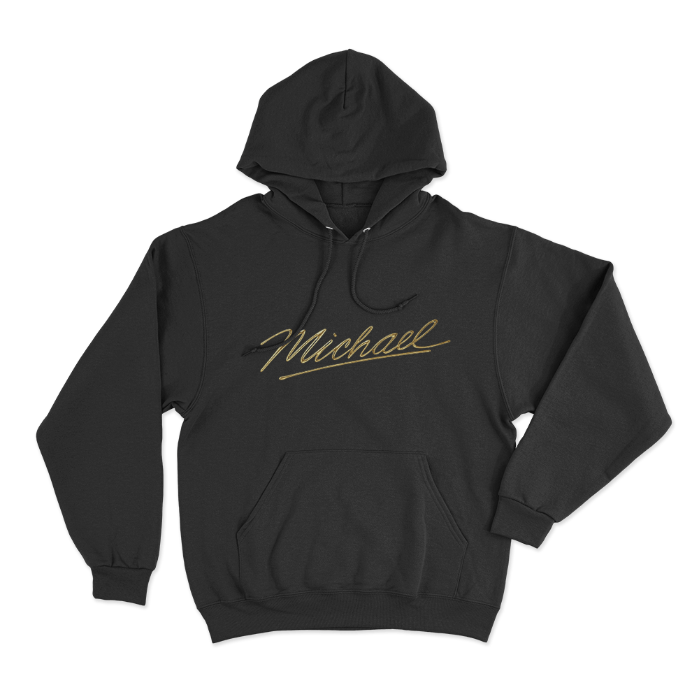 Michael Signature Unisex Hoodie Black Michael Signature Unisex Hoodie Black