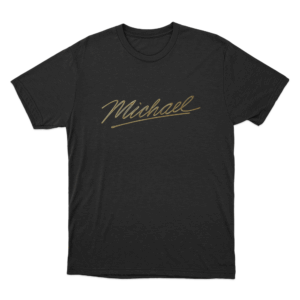 Michael Signature Unisex T Shirt Black