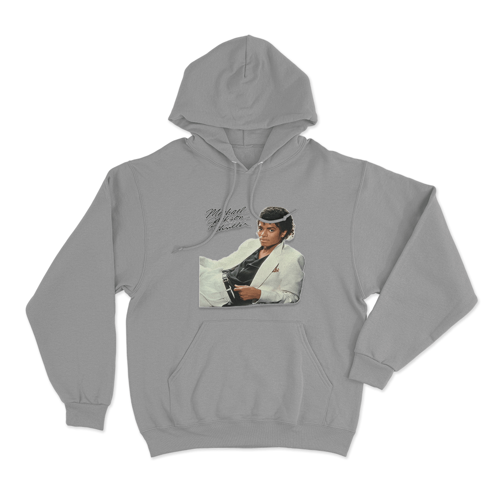 Thriller Album Unisex Hoodie Grey Thriller Album Unisex Hoodie Grey