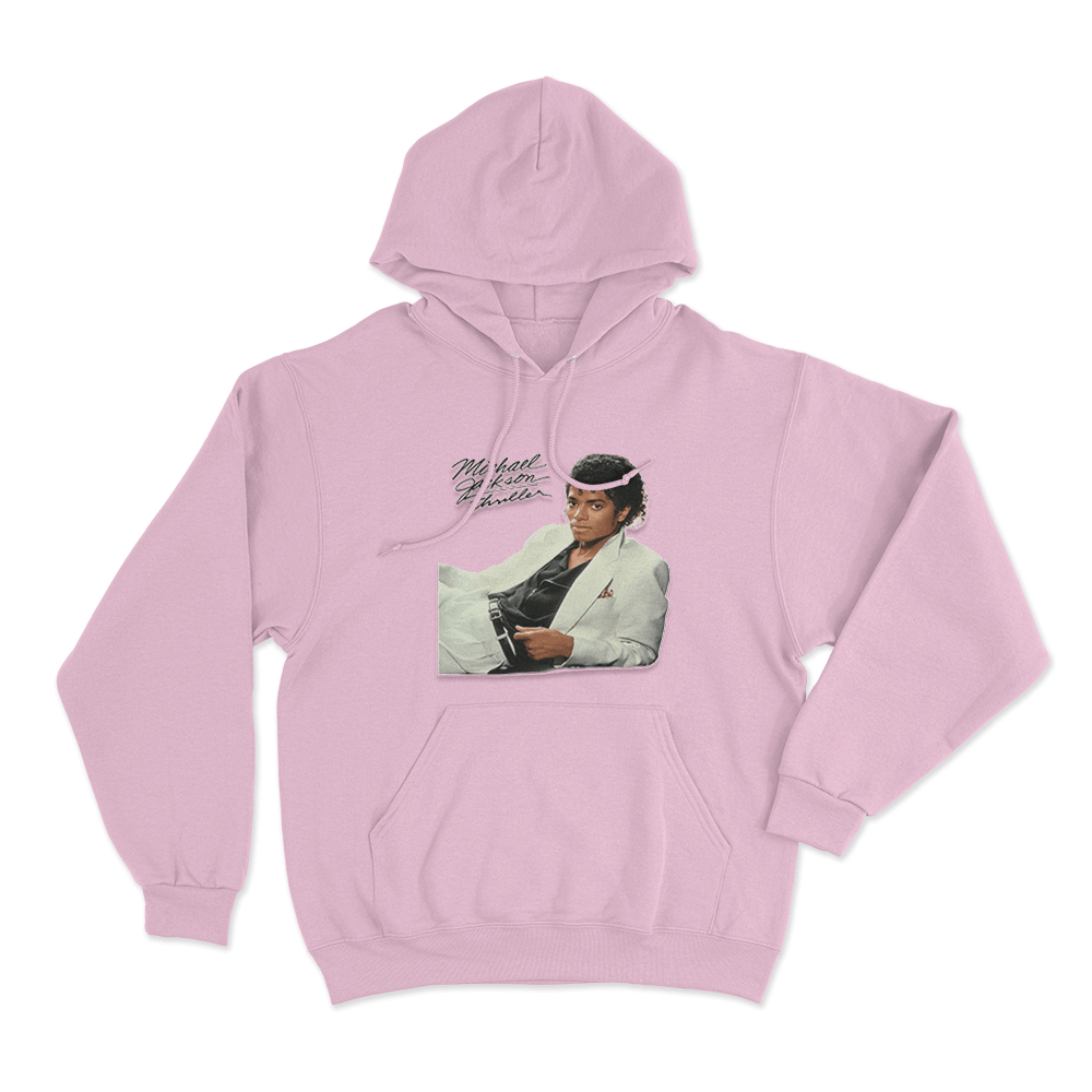 Thriller Album Unisex Hoodie Pink Thriller Album Unisex Hoodie Pink