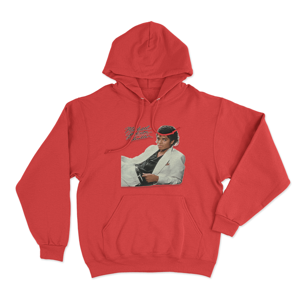 Thriller Album Unisex Hoodie Red Thriller Album Unisex Hoodie Red