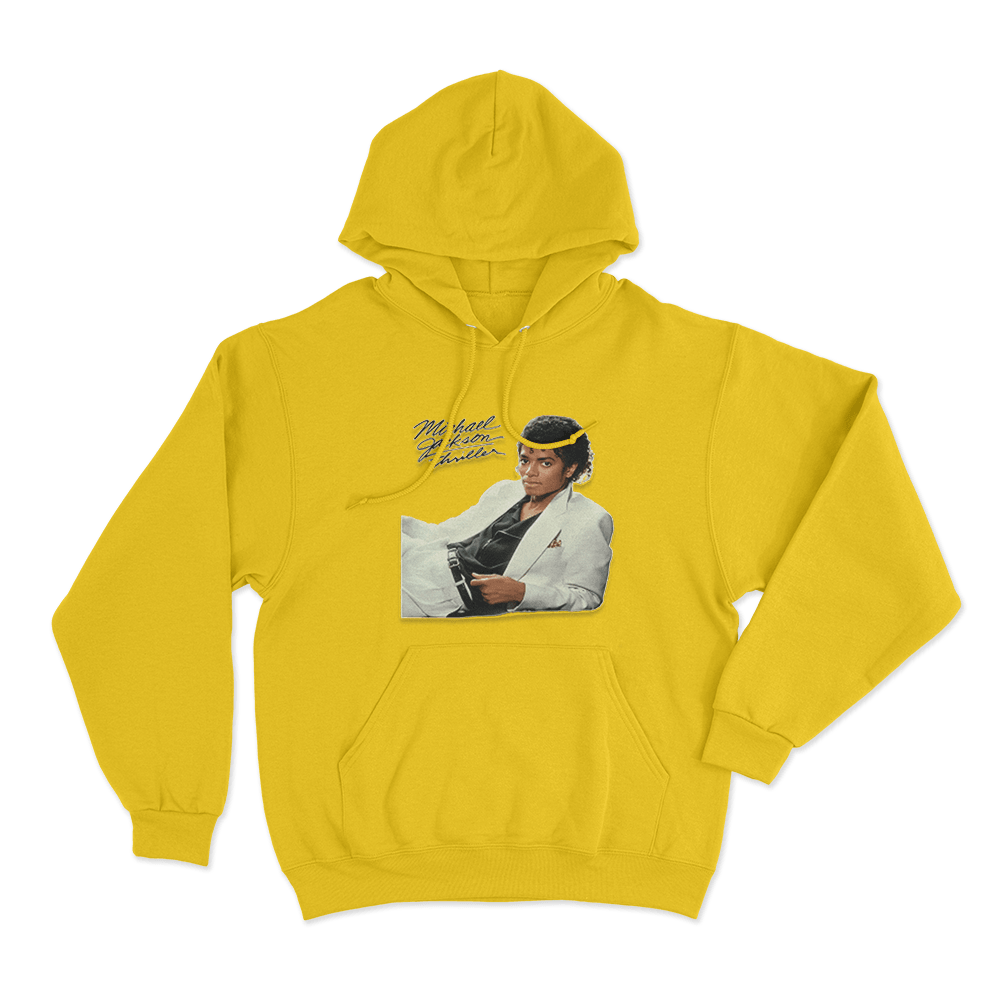 Thriller Album Unisex Hoodie Yellow Thriller Album Unisex Hoodie Yellow