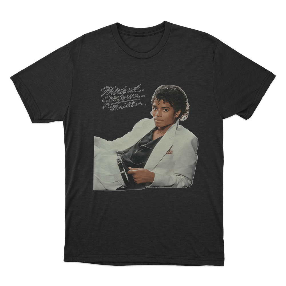 Thriller Album Unisex T Shirt Black Thriller Album Unisex T Shirt Black