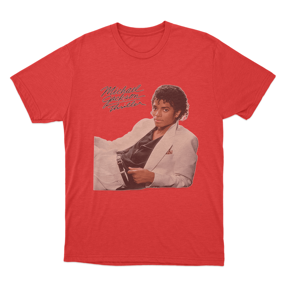 Thriller Album Unisex T Shirt Red Thriller Album Unisex T Shirt Red