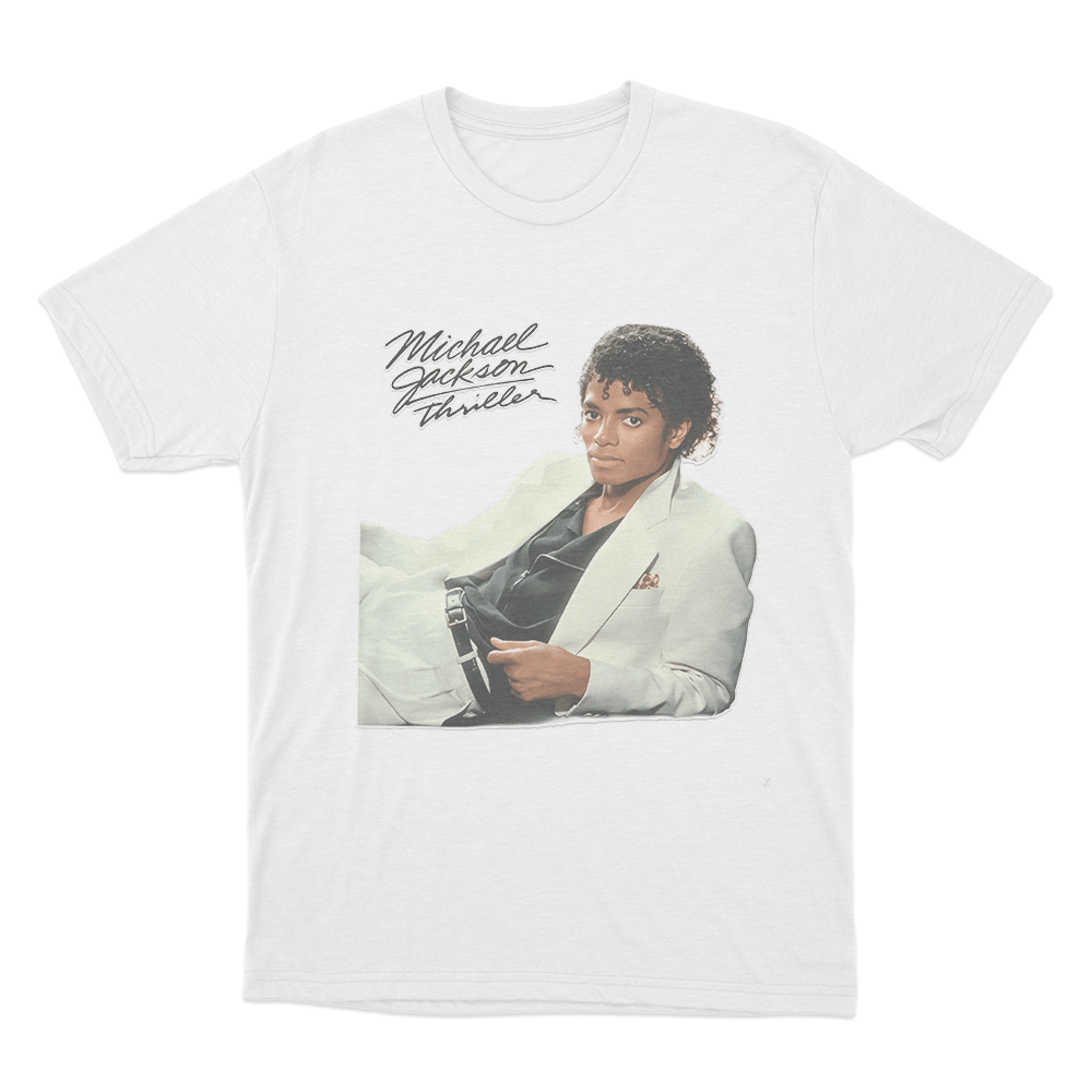 Thriller Album Unisex T Shirt White Thriller Album Unisex T Shirt White