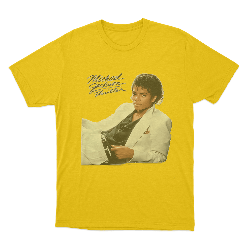 Thriller Album Unisex T Shirt Yellow Thriller Album Unisex T Shirt Yellow